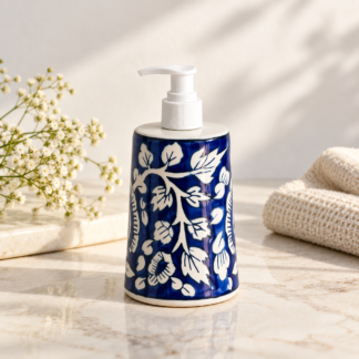 Blue Mughal Soap Dispenser